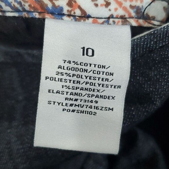 One 5 One✨ Women’s Mid, Dark Wash Straight Leg,  Size 10 - Picture 7 of 8